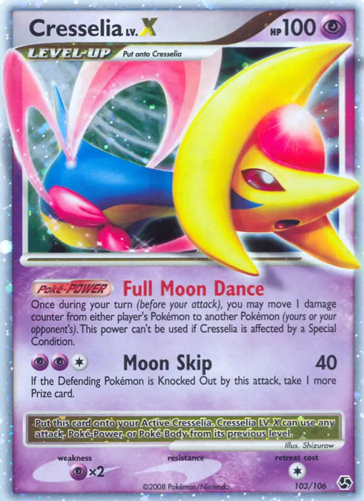 Cresselia LV.X (103/106) [Diamond & Pearl: Great Encounters] - Pokemon Single