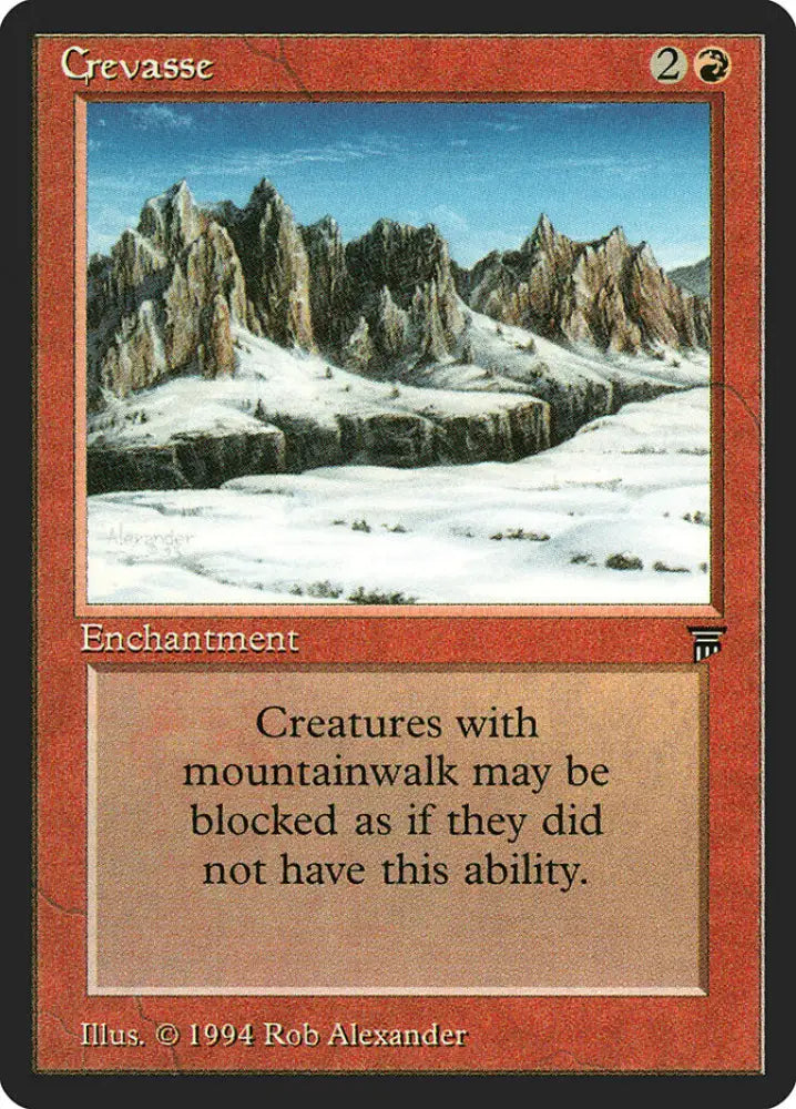 Crevasse [Legends] - MTG Single