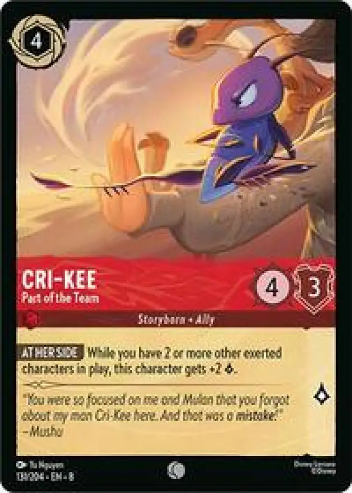 Cri-Kee - Part of the Team [Reign of Jafar]