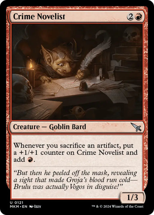 Crime Novelist [Murders at Karlov Manor] - MTG Single