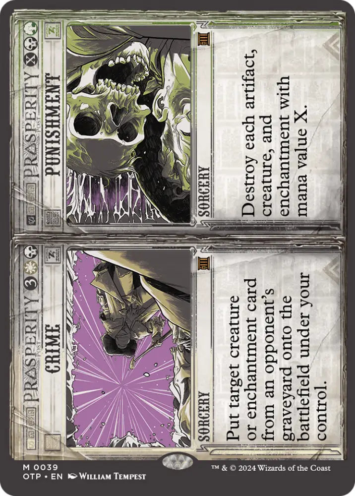 Crime // Punishment [Outlaws of Thunder Junction: Breaking News] - MTG Single