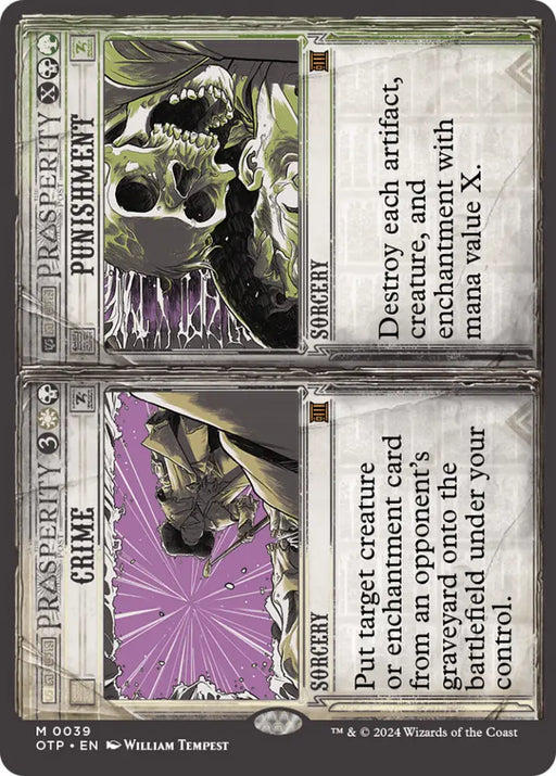 Crime // Punishment [Outlaws of Thunder Junction: Breaking News] - MTG Single