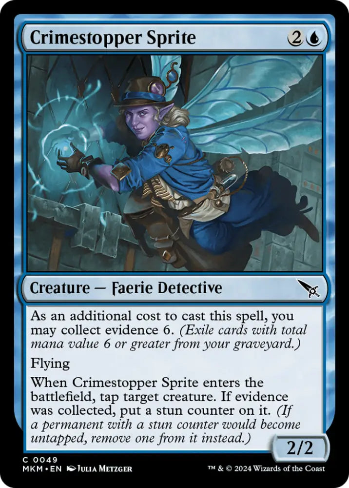 Crimestopper Sprite [Murders at Karlov Manor] - MTG Single