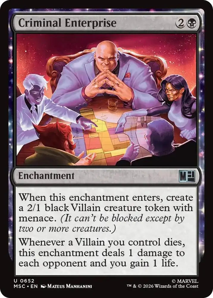 Criminal Enterprise (652) [Marvel Super Heroes Commander]