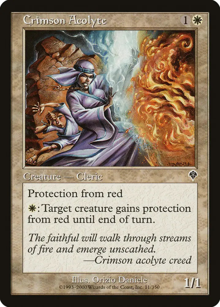 Crimson Acolyte [Invasion] - MTG Single