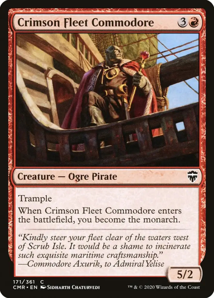 Crimson Fleet Commodore [Commander Legends] - MTG Single