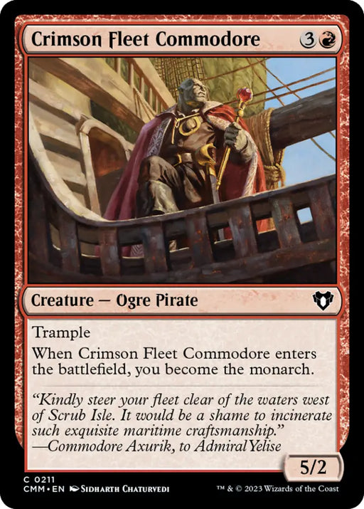 Crimson Fleet Commodore [Commander Masters] - MTG Single