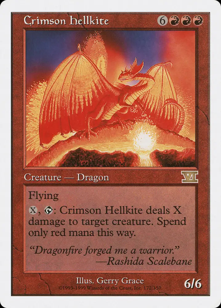Crimson Hellkite [Classic Sixth Edition] - MTG Single