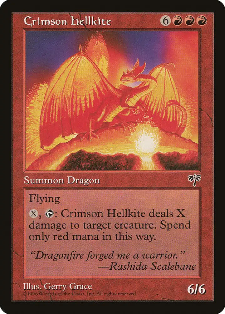 Crimson Hellkite [Mirage] - MTG Single