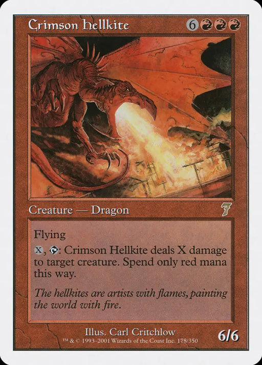 Crimson Hellkite [Seventh Edition] - MTG Single