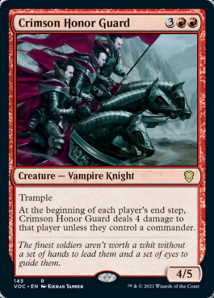 Crimson Honor Guard [Innistrad: Crimson Vow Commander] - MTG Single