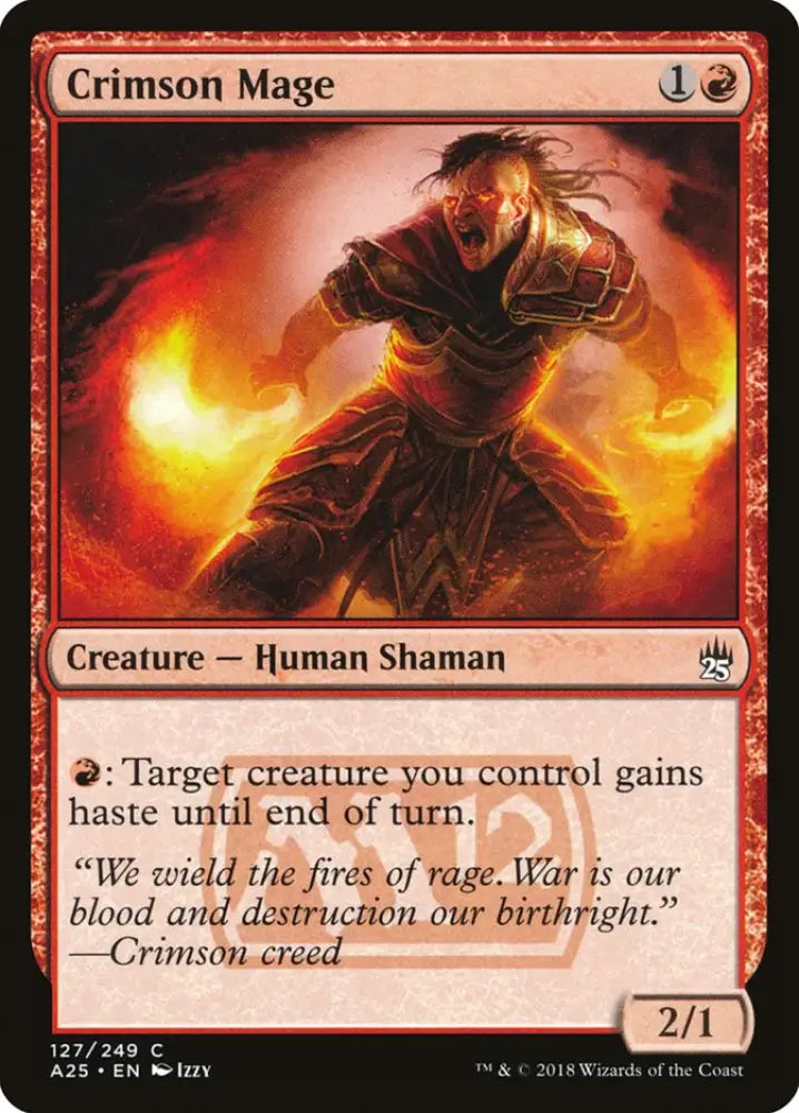 Crimson Mage [Masters 25] - MTG Single