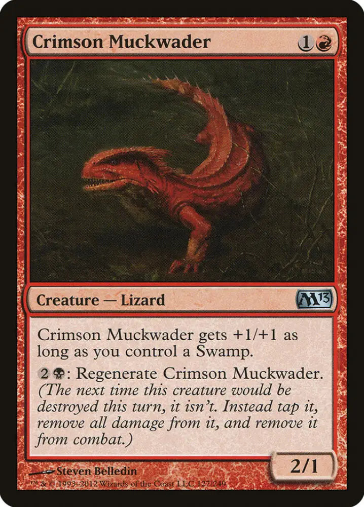 Crimson Muckwader [Magic 2013] - MTG Single