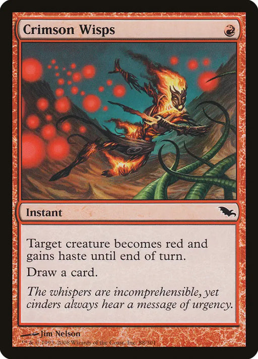 Crimson Wisps [Shadowmoor] - MTG Single