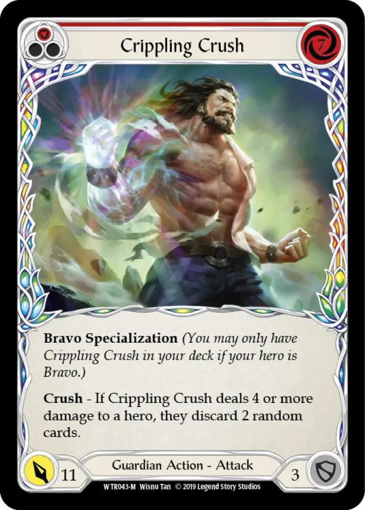 Crippling Crush [Welcome to Rathe 1st Edition] Alpha Print Normal - Flesh And Blood Single