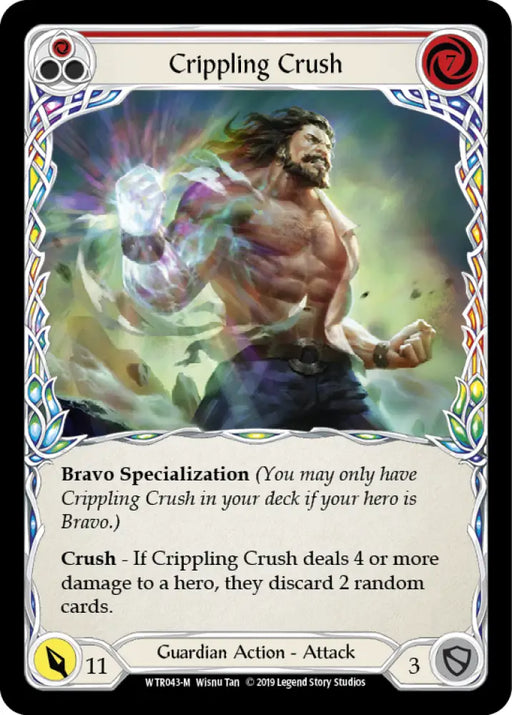 Crippling Crush [Welcome to Rathe 1st Edition] Alpha Print Normal - Flesh And Blood Single