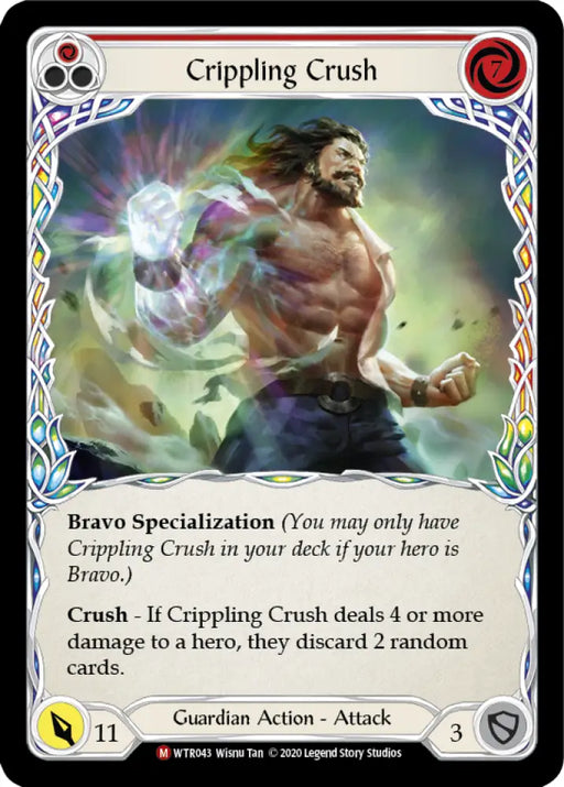 Crippling Crush [Welcome to Rathe Unlimited] Unlimited Rainbow Foil - Flesh And Blood Single