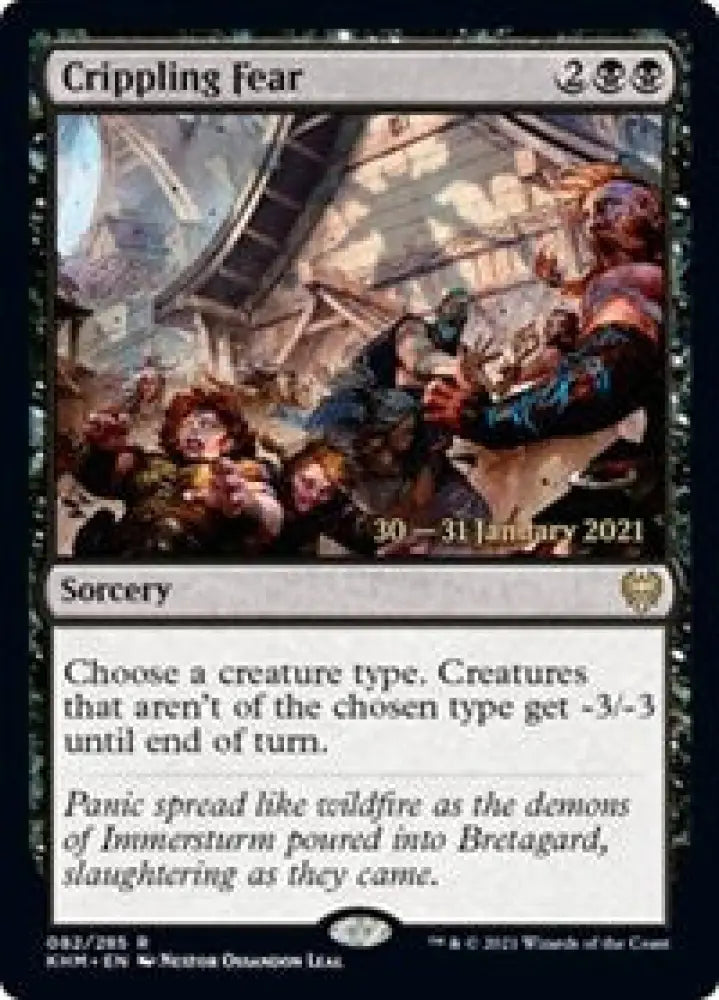 Crippling Fear (82) [Prerelease Cards]