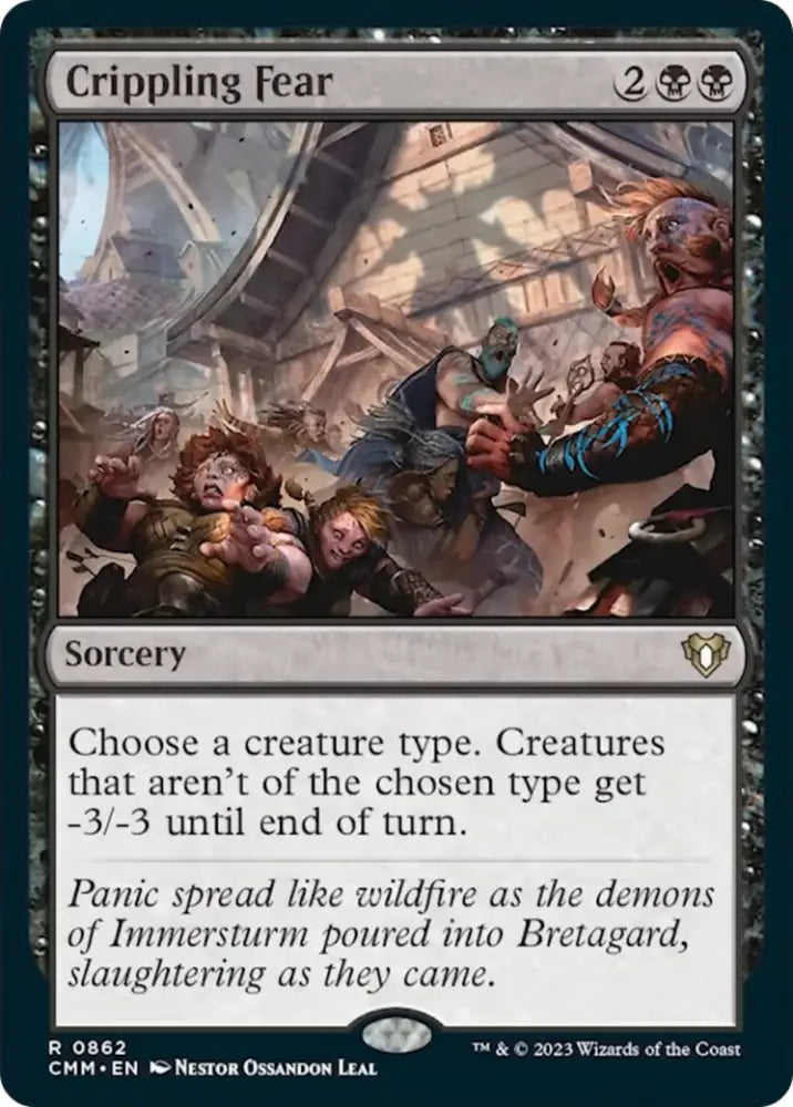 Crippling Fear [Commander Masters] - MTG Single