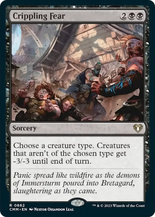 Crippling Fear [Commander Masters] - MTG Single