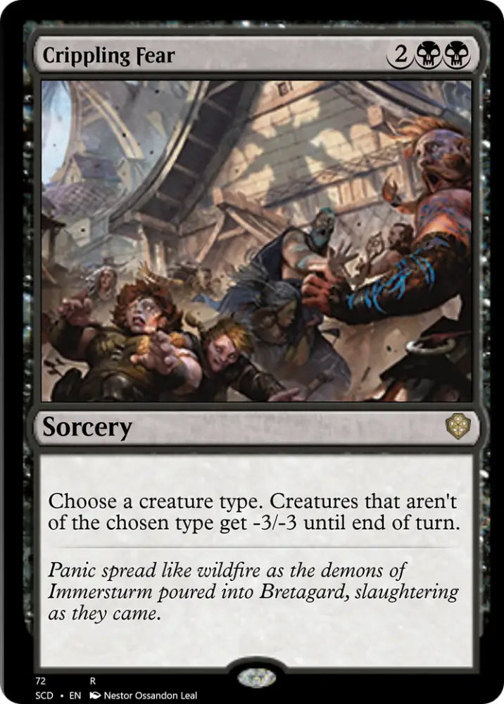 Crippling Fear [Starter Commander Decks] - MTG Single