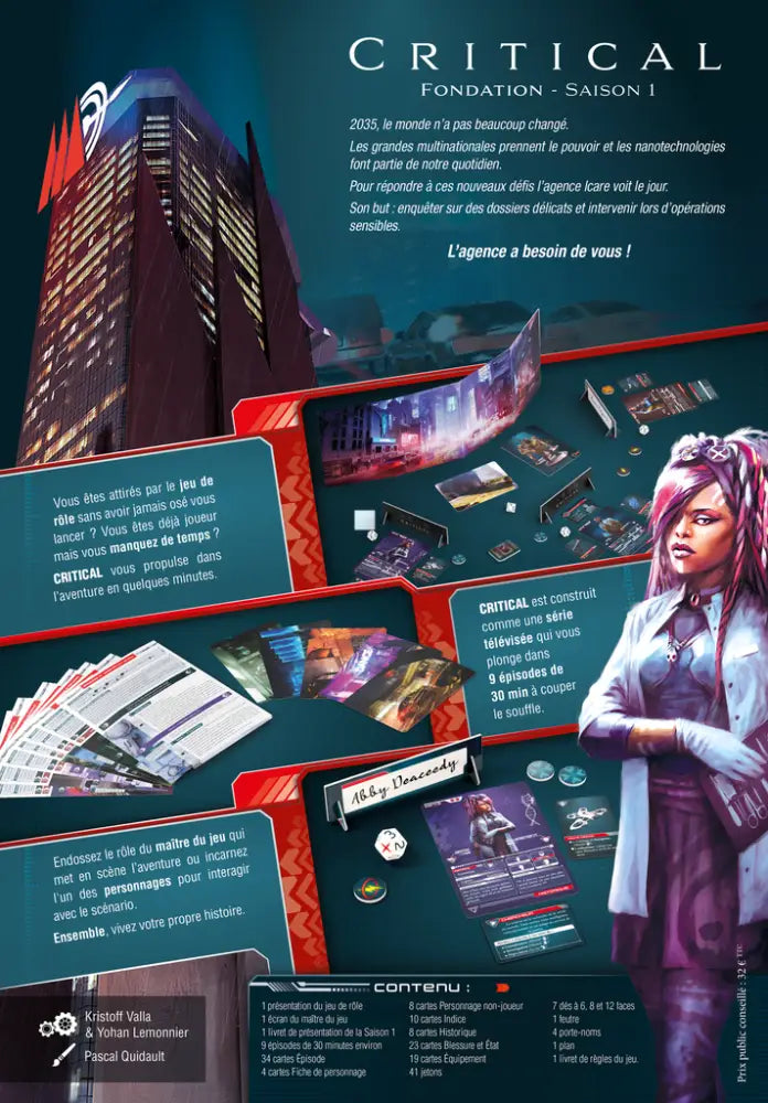 Critical - Fondation: Saison 1 (FR) - Board Games