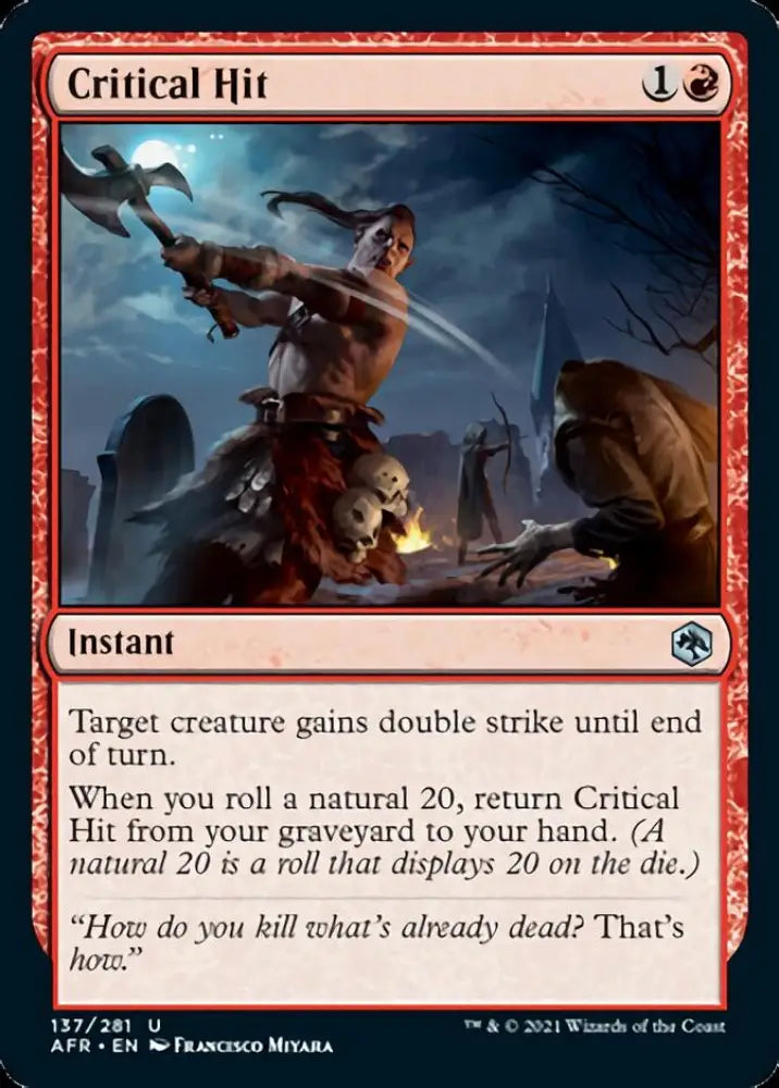 Critical Hit [Dungeons & Dragons: Adventures in the Forgotten Realms] - MTG Single