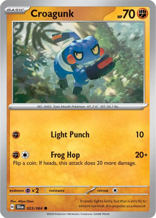 Croagunk (023/064) [Scarlet & Violet: Shrouded Fable] - Pokemon Single