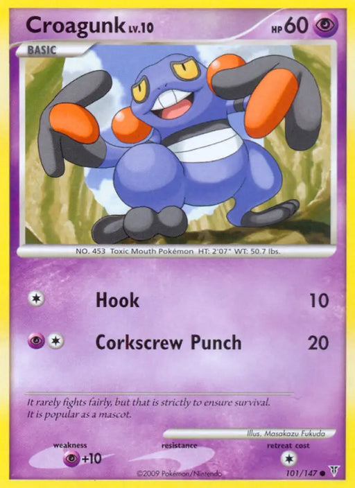 Croagunk (101/147) [Platinum: Supreme Victors] - Pokemon Single