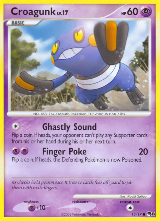 Croagunk (13/17) [POP Series 8] - Pokemon Single