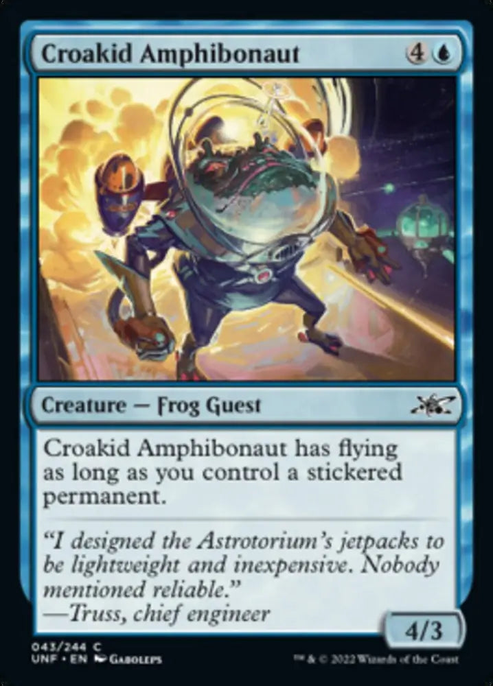 Croakid Amphibonaut [Unfinity] - MTG Single