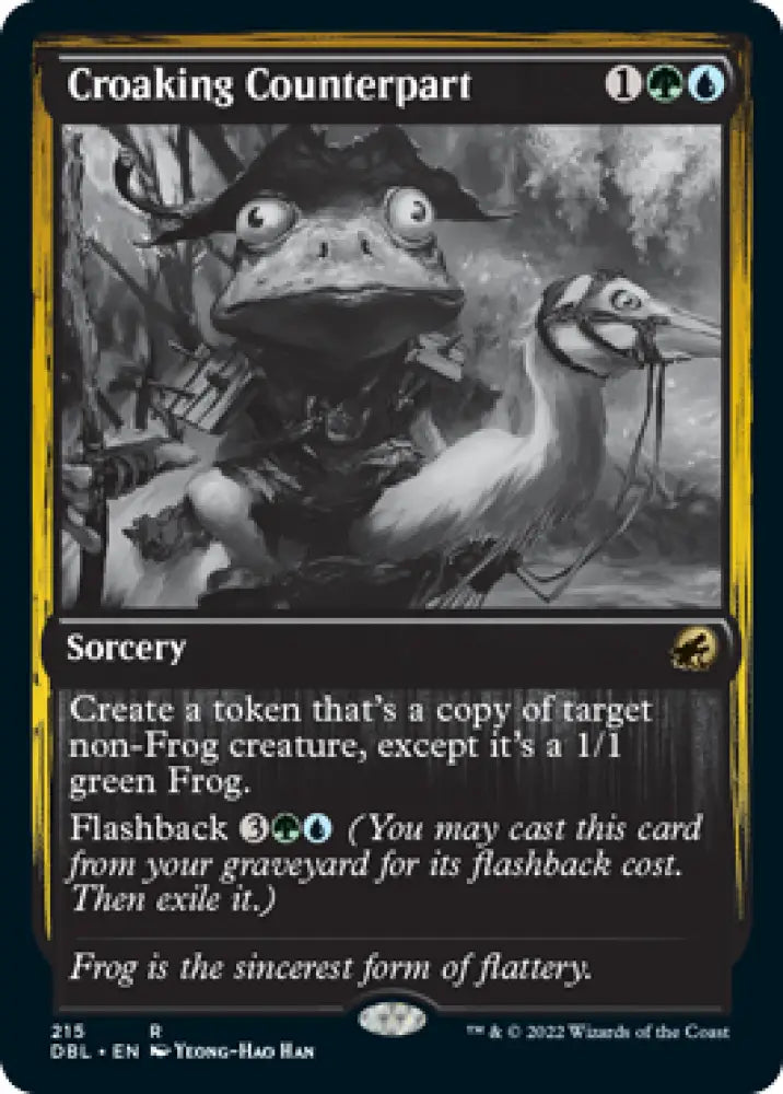 Croaking Counterpart [Innistrad: Double Feature] - MTG Single