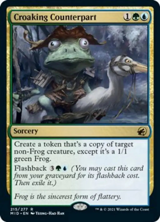 Croaking Counterpart [Innistrad: Midnight Hunt] - MTG Single