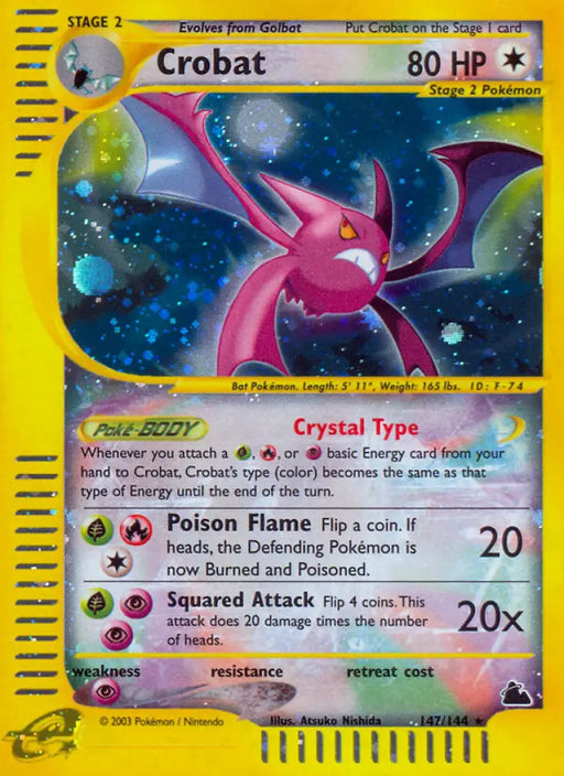 Crobat (147/144) [Skyridge] - Pokemon Single