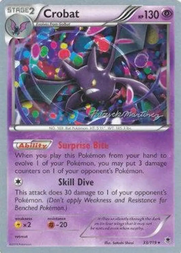 Crobat (33/119) (Punches ’n’ Bites - Patrick Martinez) [World Championships 2015] - Pokemon Single
