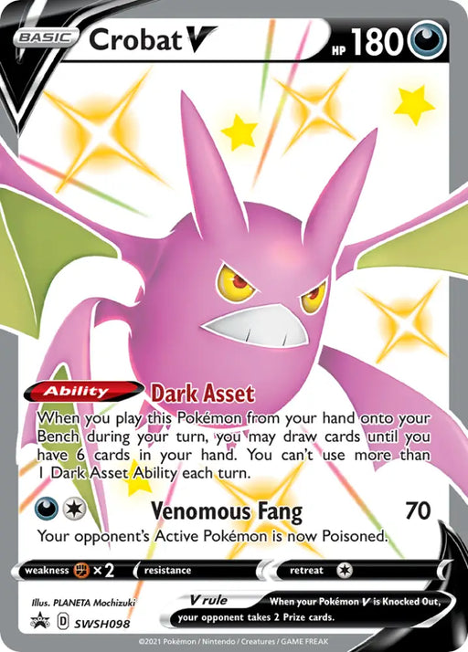 Crobat V (SWSH098) [Sword & Shield: Black Star Promos] - Pokemon Single