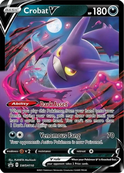 Crobat V (SWSH110) [Sword & Shield: Black Star Promos] - Pokemon Single