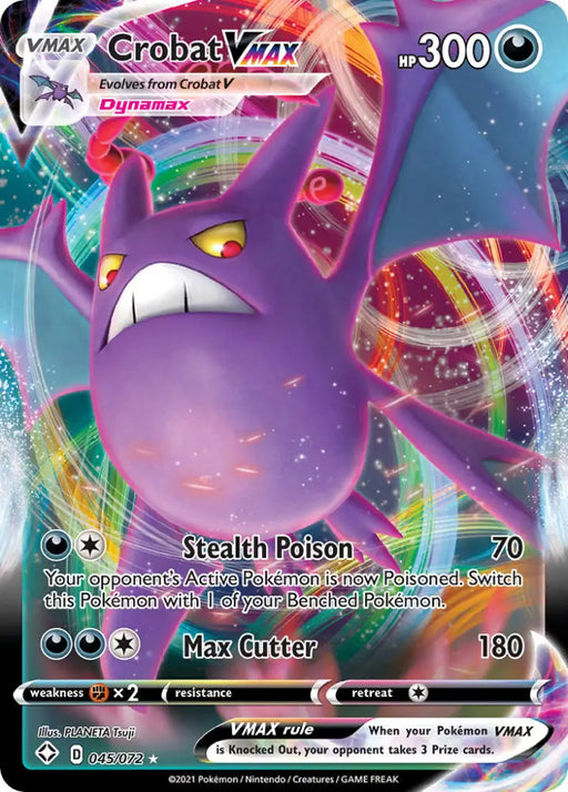 Crobat VMAX (045/072) [Sword & Shield: Shining Fates] - Pokemon Single