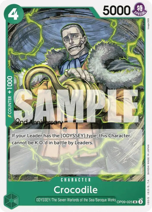 Crocodile (025) (OP09-025) [Emperors in the New World: 2nd Anniversary Tournament Cards]