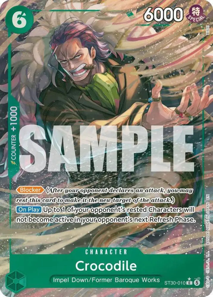 Crocodile (Full Art) (ST30-010) [Starter Deck EX: Luffy & Ace]