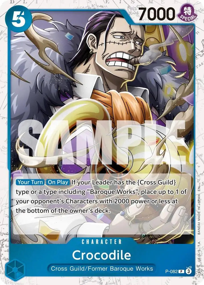 Crocodile - P-082 (Pirate Foil) [Premium Booster -The Best- Vol. 2]