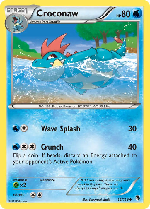 Croconaw (16/119) [XY: Phantom Forces] - Pokemon Single