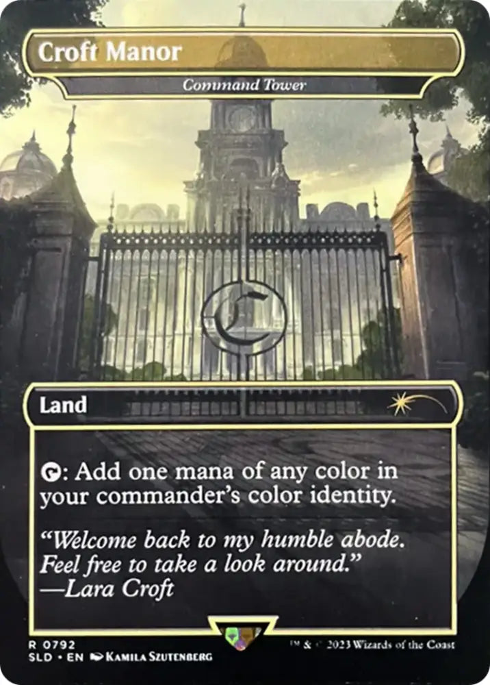 Croft Manor - Command Tower [Secret Lair Drop Series] - MTG Single