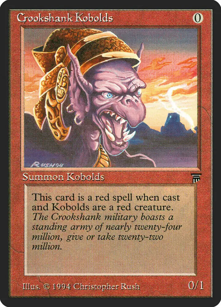 Crookshank Kobolds [Legends] - MTG Single