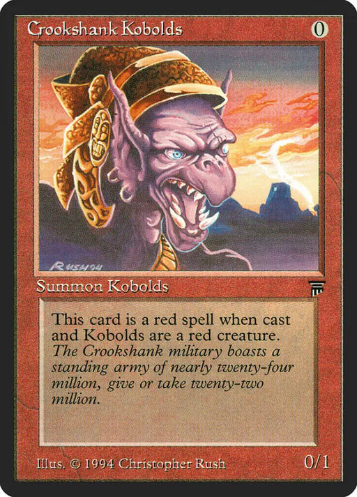 Crookshank Kobolds [Legends] - MTG Single
