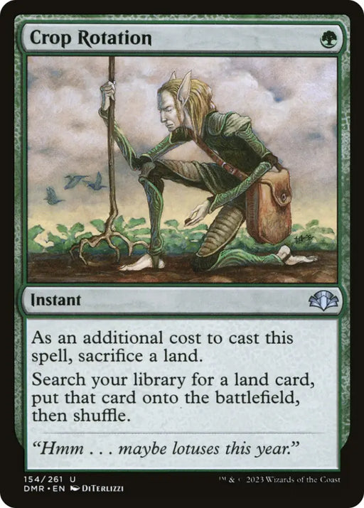 Crop Rotation [Dominaria Remastered] - MTG Single