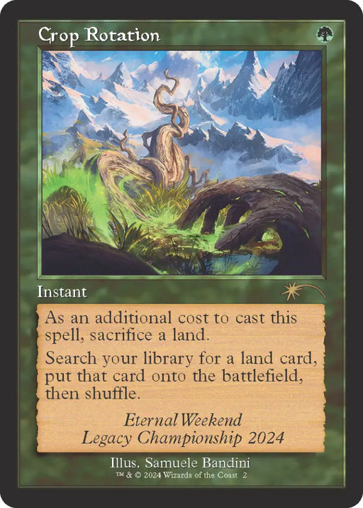 Crop Rotation (Retro Frame) (Eternal Weekend 2024 Promo) [Eternal Weekend] - MTG Single