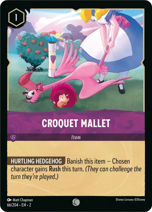 Croquet Mallet (66/204) [Rise of the Floodborn] - Lorcana Single