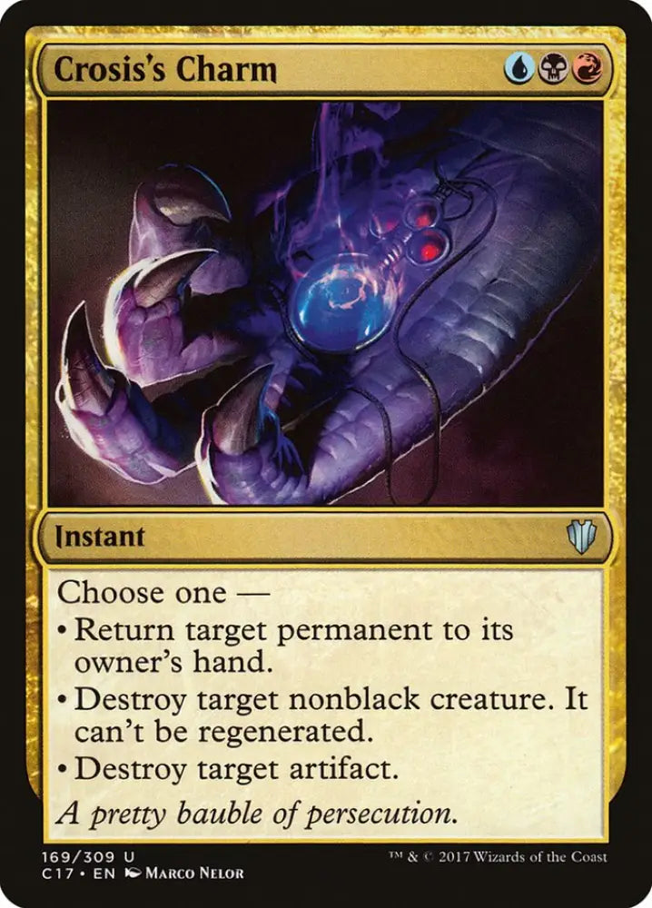 Crosis’s Charm [Commander 2017] - MTG Single