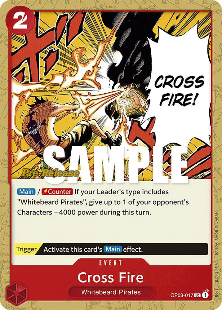 Cross Fire (OP03-017) [Pillars of Strength Pre-Release Cards]